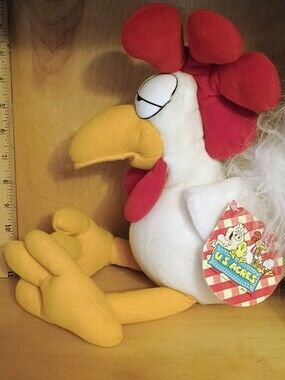 Vintage 1987 Roy Rooster U.S. Acres Plush | Garfield & Friends | Jim Davis